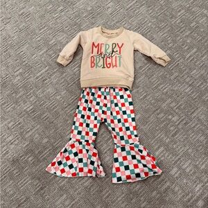 Merry and Bright Kids Outfit